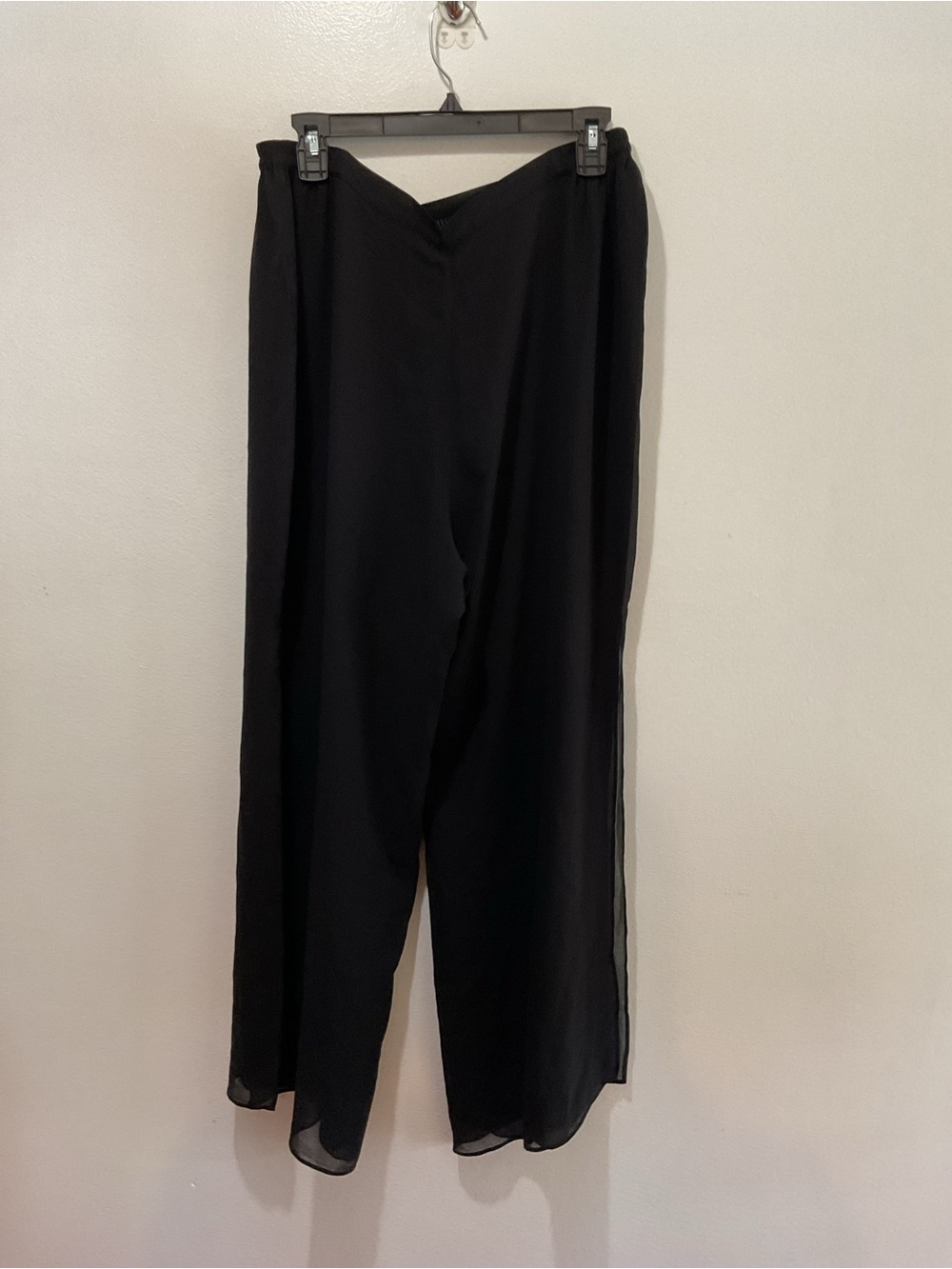 Simply Silk Black Silk Pants